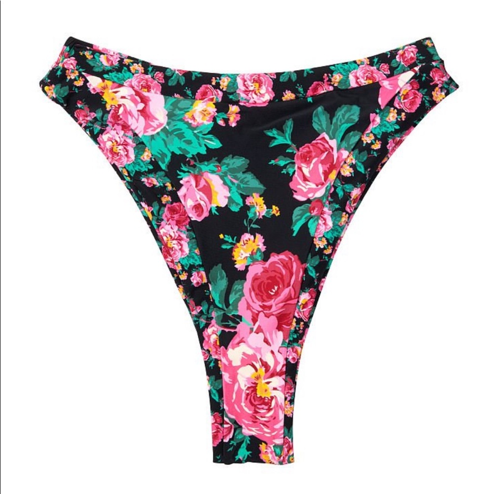 FOR LOVE & LEMONS Rosewater High-waist Swim Bottom - Picture 2 of 13